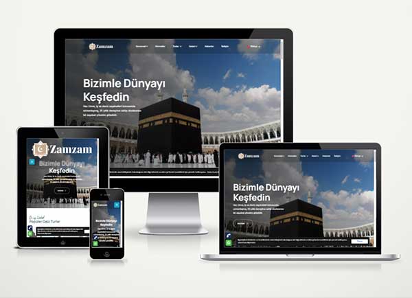 Hac Umre Tur Firma Web Sitesi Paketi Umrah